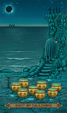 Eight of Cauldrons