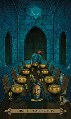 Nine of Cauldrons