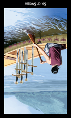 Six of Swords - Reversed